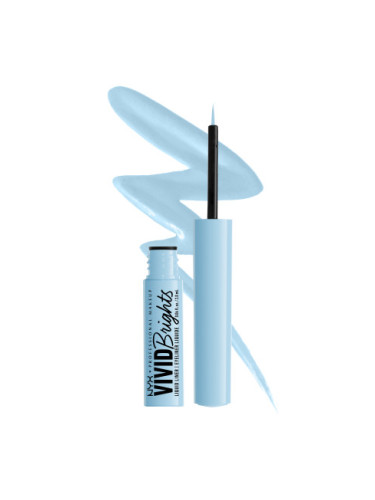 NYX Professional Makeup Vivid Brights Colored Liquid Eyeliner - Blue Thang (VBLL06)