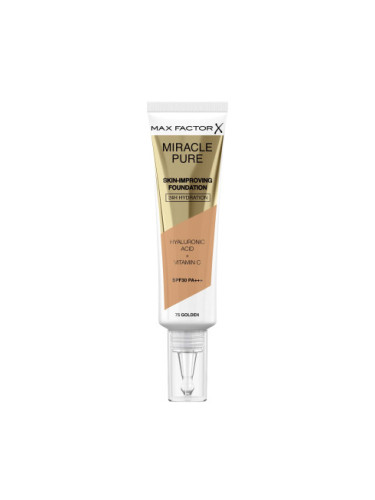 Max Factor Miracle Pure Skin Improving Foundation - 75 Golden