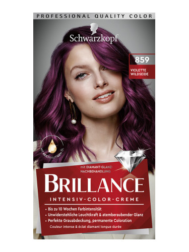 Schwarzkopf Brillance боя за коса - Intensive Color Cream - 859 Silky Purple