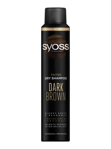 Syoss сух шампоан - Pure Dark Brown Dry Shampoo