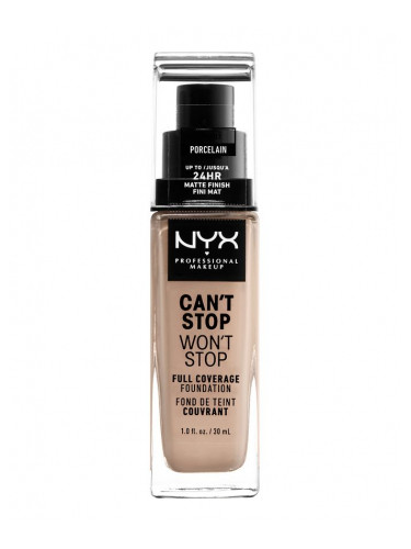 NYX Professional Makeup фон-дьо-тен - Can't Stop Won't Stop Full Coverage Foundation - Porcelain