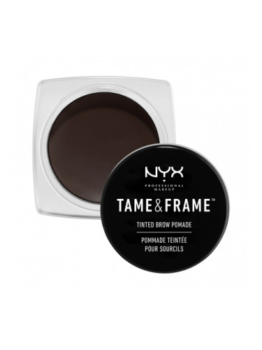 NYX Professional Makeup гел за вежди - Tame & Frame Tinted Brow Pomade – Black (TFBP05)