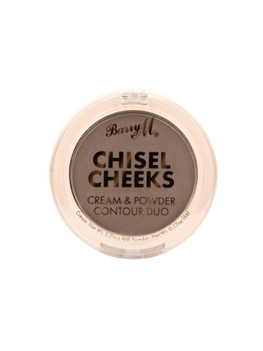 Barry M Chisel Cheeks Cream & Powder Contour Duo - Medium