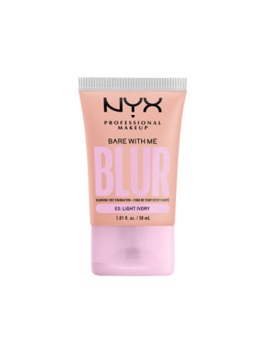 NYX Professional Makeup Bare With Me Blur Tint Foundation - Light Ivory (BWMBT03)