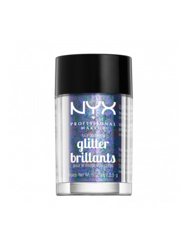 NYX Professional Makeup блясък за лице и тяло - Face & Body Glitter – Violet (GLI11)