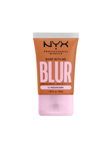 NYX Professional Makeup Bare With Me Blur Tint Foundation - Medium Dark (BWMBT12)