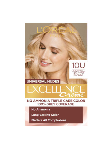 L’Oréal Paris боя за коса - EXCELLENCE Nudes - 10U Universal Lightest Blonde