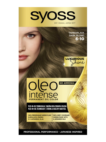 Syoss боя за коса - Oleo Intense Permanent Oil Color - 6-10 Dark Blond