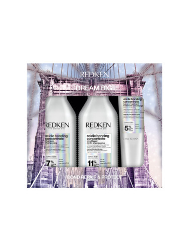 Redken празничен трио комплект - NYC Acidic Bonding Concentrate