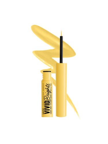 NYX Professional Makeup Vivid Brights Colored Liquid Eyeliner - Had Me At Yellow (VBLL03)