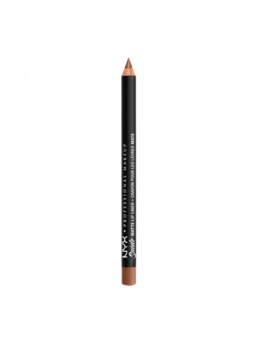 NYX Professional Makeup молив за устни - Suede Matte Lipliner – Soft-Spoken (SMLL04)