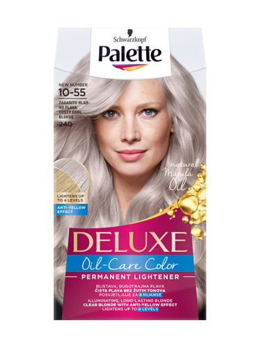 Schwarzkopf Palette боя за коса - Deluxe - 10-55 Dusty Cool Blonde