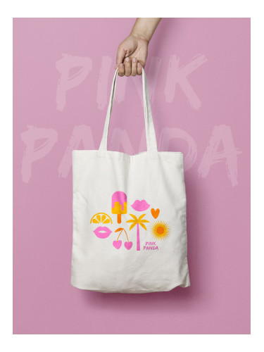 PINK PANDA лятна тоте чанта - Summer Tote Bag