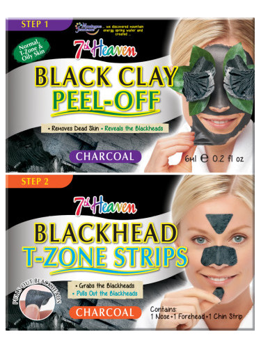 Montagne Jeunesse Black Clay Peel-Off/T-Zone Strips с черни точки