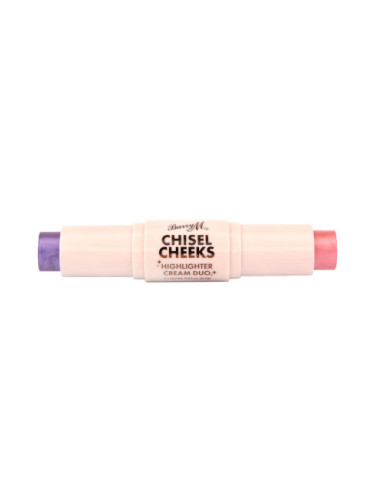 Barry M Chisel Cheeks Highlighter Cream Duo - 3 Pale Lilac/Sok