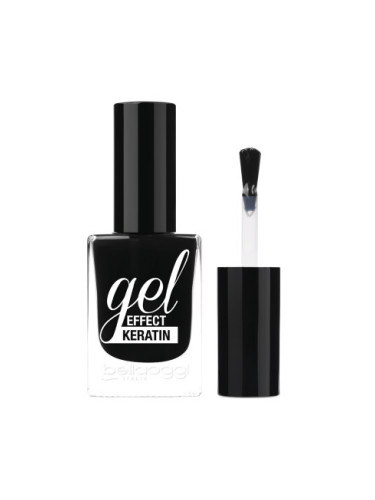 bellaoggi Gel Effect Keratin Nail Polish - Black to Gold