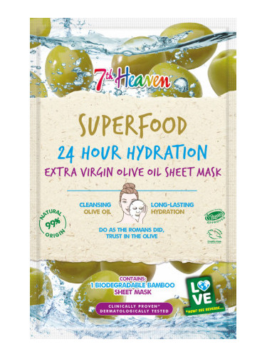 Montagne Jeunesse Superfood Extra Virgin Olive Oil Sheet Mask (MB)