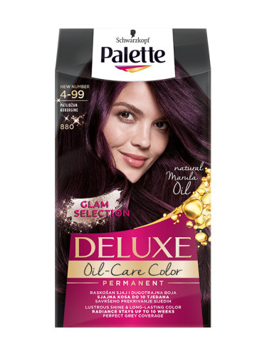 Schwarzkopf Palette боя за коса - Deluxe - 4-99 Aubergine