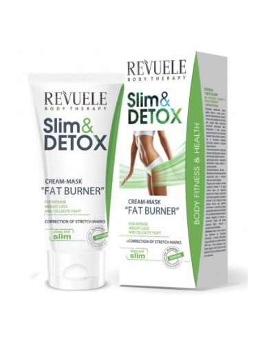 Revuele крем маска против мазнини - Slim & Detox Cream-Mask Fat Burner (Intense Weight-Loss and Cellulite Elimination)