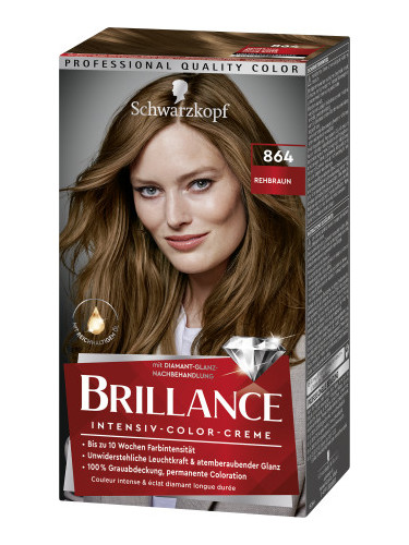 Schwarzkopf Brillance боя за коса - Intensive Color Cream - 864 Fawn