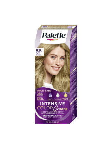 Schwarzkopf Palette боя за коса - Intensive Color Creme - 8-0 Light Blonde