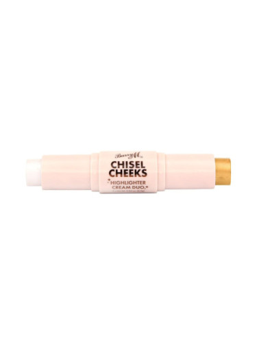 Barry M Chisel Cheeks Highlighter Cream Duo - 1 White/Pale God