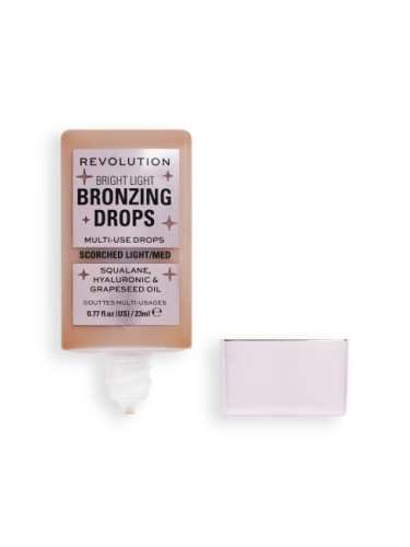 Revolution Bright Light Bronzing Drops Bronze - Scorched