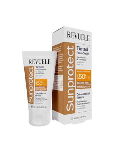 Revuele Sunprotect Tinted - Крем за лице SPF50+ - Golden Tint