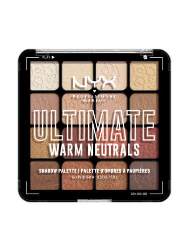 NYX Professional Makeup Ultimate Shadow Palette - Warm Neutrals (USPR05W)