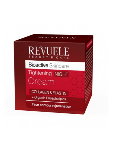 Revuele нощен крем за лице - Bio Active Skin Care Collagen & Elastin Tightening Night Cream