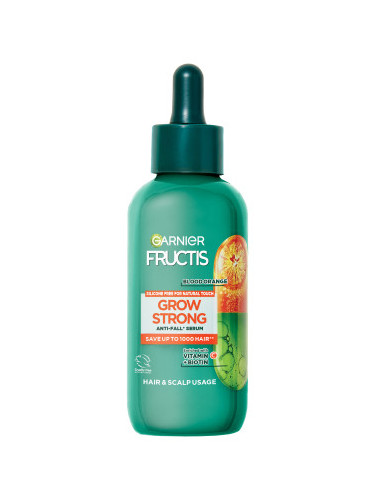 Garnier Fructis серум за коса с портокал - Grow Strong Blood Orange Serum