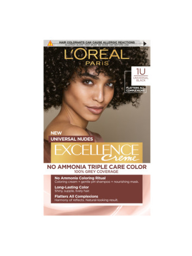 L’Oréal Paris боя за коса - EXCELLENCE Nudes - 1U Universal Black