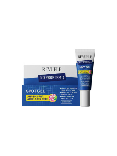 Revuele No Problem Spot Gel AHA/BHA/PHA киселини и чаено дърво