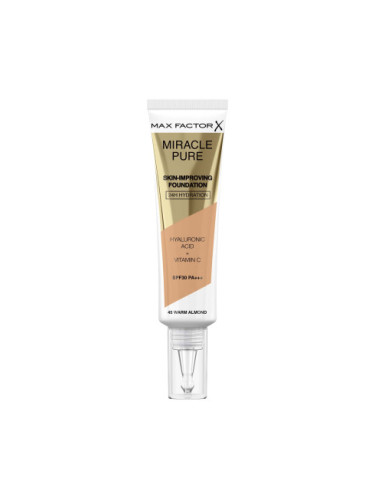 Max Factor Miracle Pure Skin Improving Foundation - 45 Warm Almond