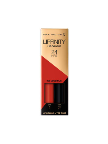 Max Factor Lipfinity 2-Step Long Lasting Lipstick - 130 Luscious