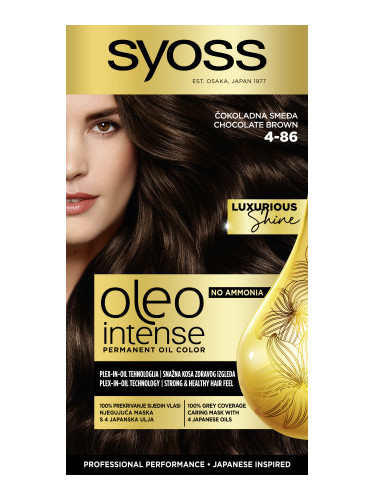 Syoss боя за коса - Oleo Intense Permanent Oil Color- 4-86 Chocolate Brown