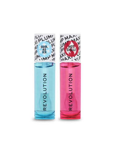 Revolution комплект за устни - Maxi Plump Cool As Ice and Hot As Chilli Lip Set