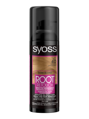 Syoss спрей за коса - Root Retoucher - Dark Blond