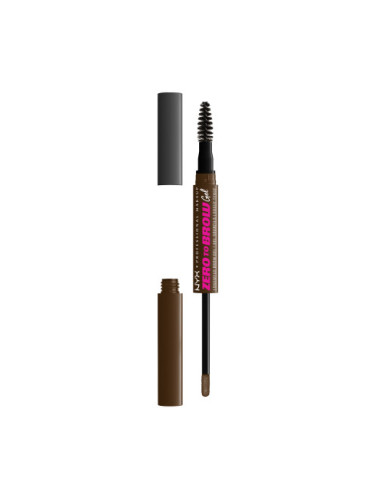 NYX Professional Makeup Zero to Brow Longwear Brow Gel - Chocolate (ZTBG06)