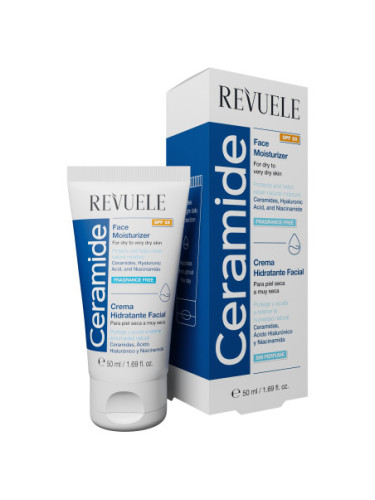 Revuele овлажняващ крем за лице - Revuele Ceramide Face Moisturizer SPF 25