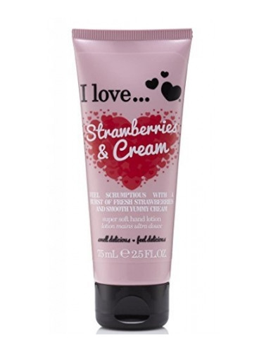 I Love… Cosmetics лосион за ръце - Hand Lotion Strawberries & Cream 75 ml