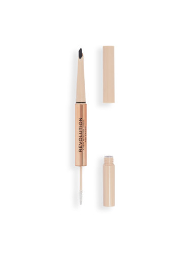 Revolution Fluffy Brow Filter Duo - Ash Brown