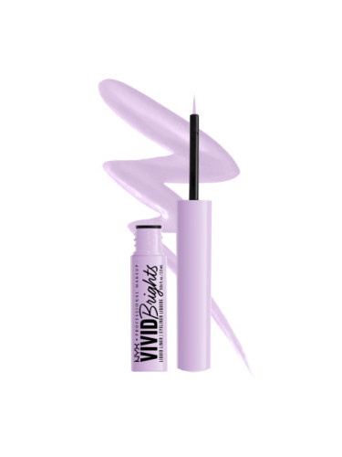 NYX Professional Makeup Vivid Brights Colored Liquid Eyeliner - Lilac Link (VBLL07)