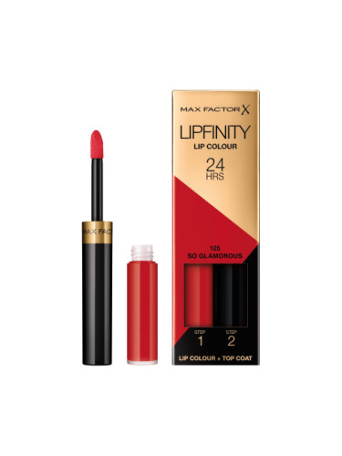 Max Factor Lipfinity 2-Step Long Lasting Lipstick - 125 So Glamoruous