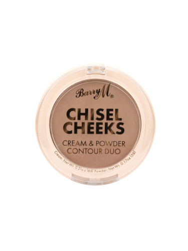 Barry M Chisel Cheeks Cream & Powder Contour Duo - Light