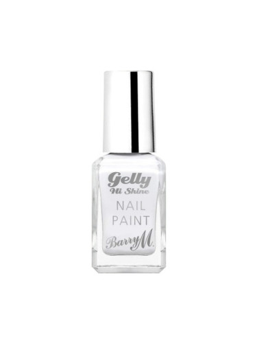 Barry M лак за нокти - Gelly Hi Shine Nail Paint -  Cotton White