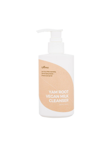 Isntree Yam Root Vegan Milk Cleanser Тоалетно мляко за жени 220 ml увредена кутия