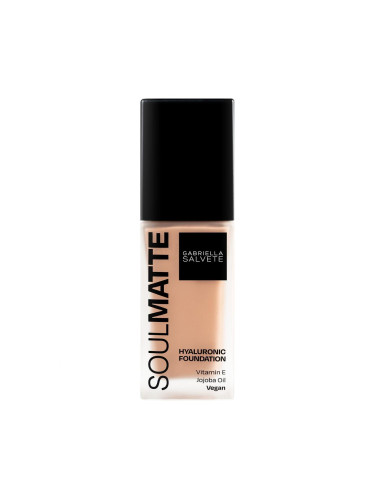 Gabriella Salvete Soulmatte Hyaluronic Foundation Фон дьо тен за жени 30 ml Нюанс 04N Sand Neutral