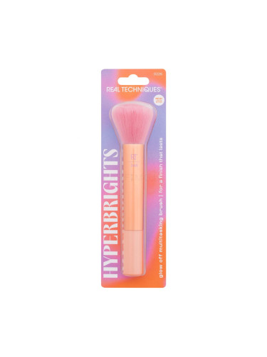 Real Techniques Hyperbrights Glow Off Multitasking Brush Четка за жени 1 бр увредена опаковка