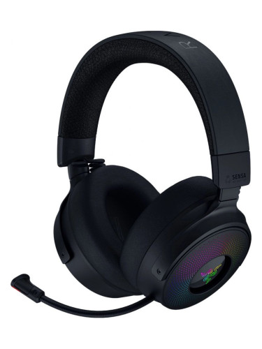  Гейминг слушалки Razer - Kraken V4 Pro, безжични, черни